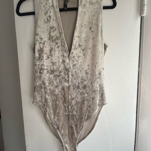 Urban Outfitters Cream Shapewear Bodysuit